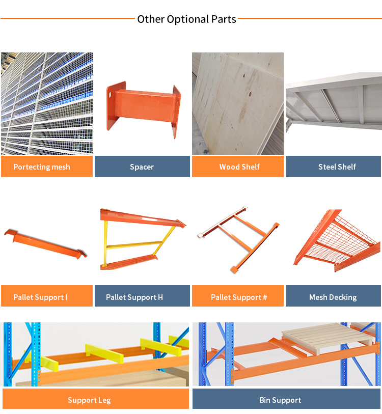 HTP 1000-3900mm Width Adjustable Pallet Racking System in Blue for Industrial Storage Warehouse