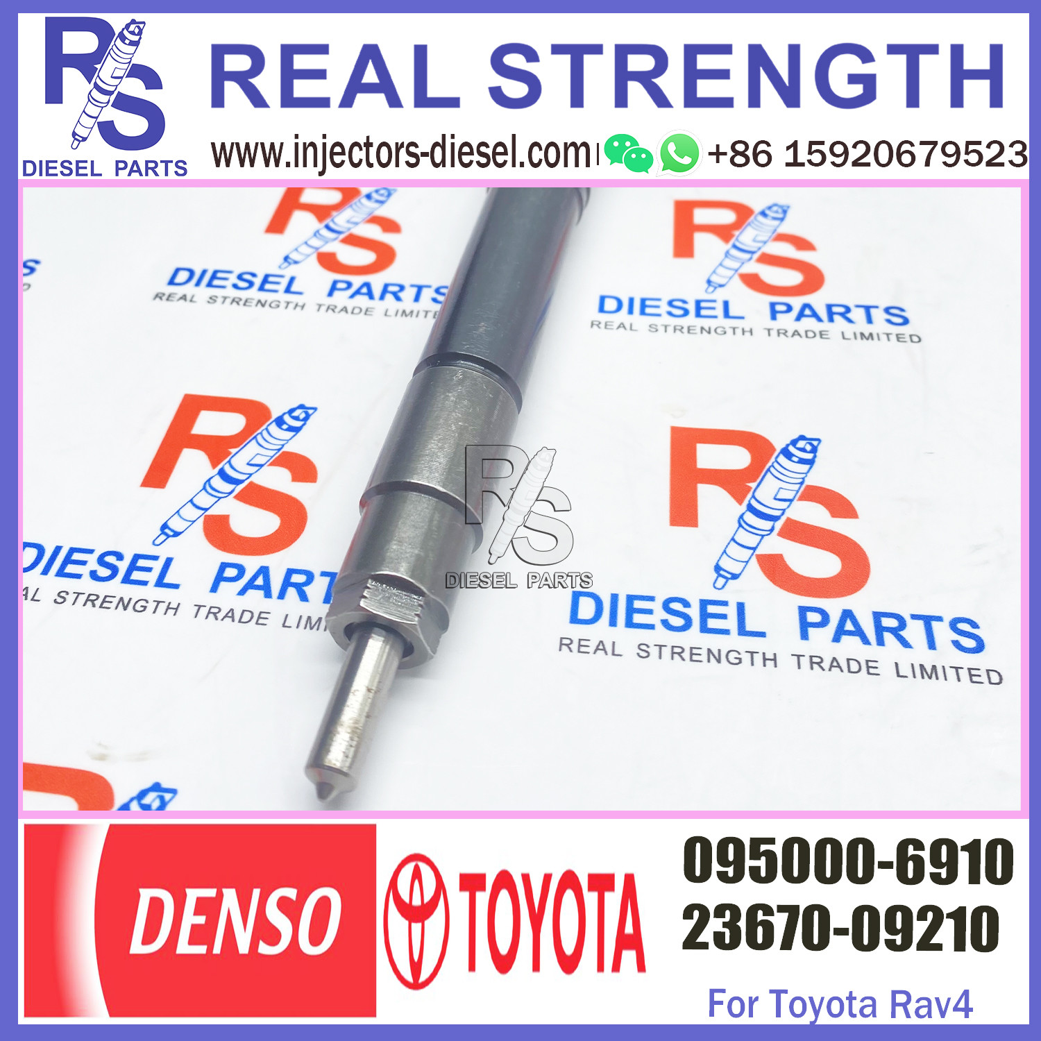 Common rail fuel injector 095000-6230 095000-7640 095000-7280 095000-6910 For TOYOTA 23670-0R170 23670-09140