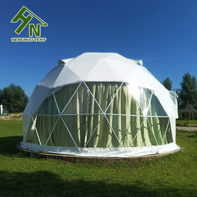 Four Person Geodesic Dome Tent Transparent For Exhibitions