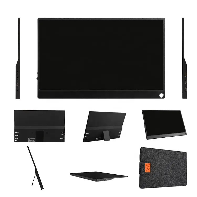 14-17.3 Inch Compatible Portable Laptop Dual Monitor Touch Screen For Display