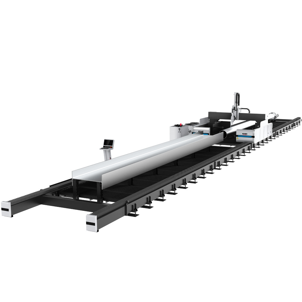 Kebei All-in-One 3D Five Axis Laser Cutting Machine for Plates Tubes and Structural Steel
