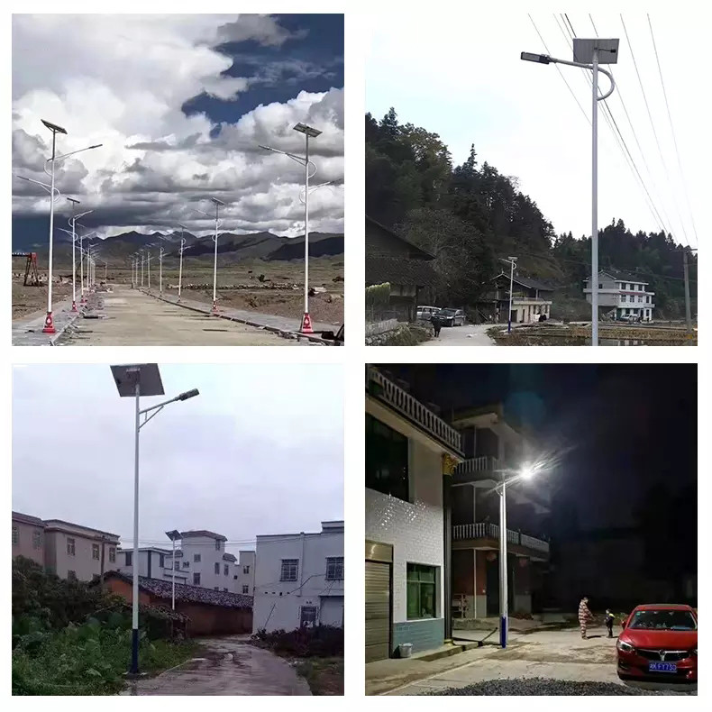 Ip65 Solar Powered Parking Lot Lights , Integrated Solar Street Lamp 100 Lumen