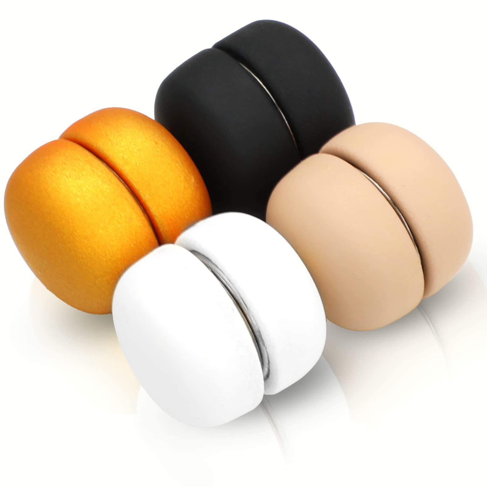 Round Magnetic Hijab Pins Strongest Multi Magnet for Women's Muslim Head Accessories