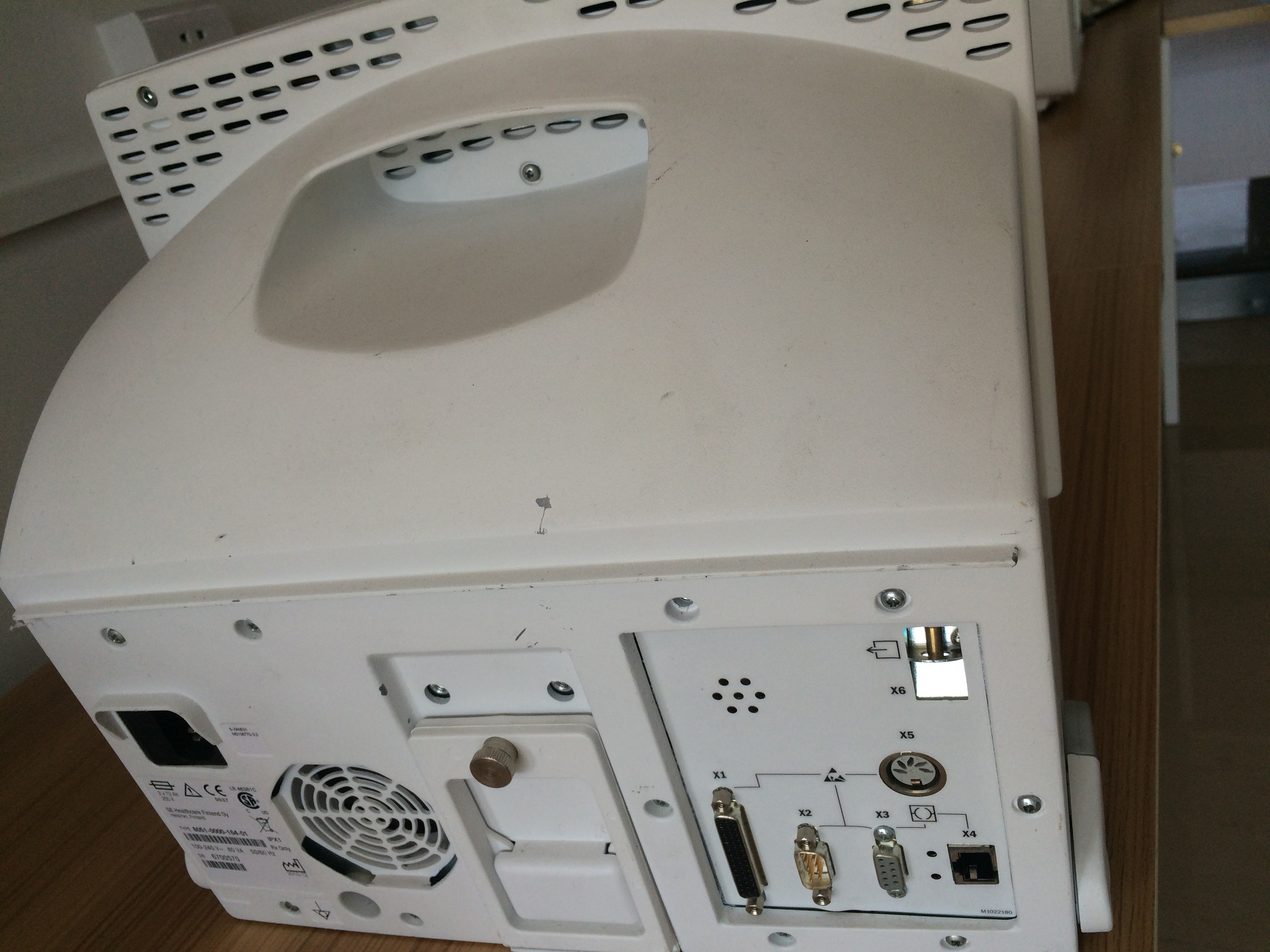 Medical Appliance Parts GE Cardiocap5 With Anesthesia Gas Module Used Patient Monitor
