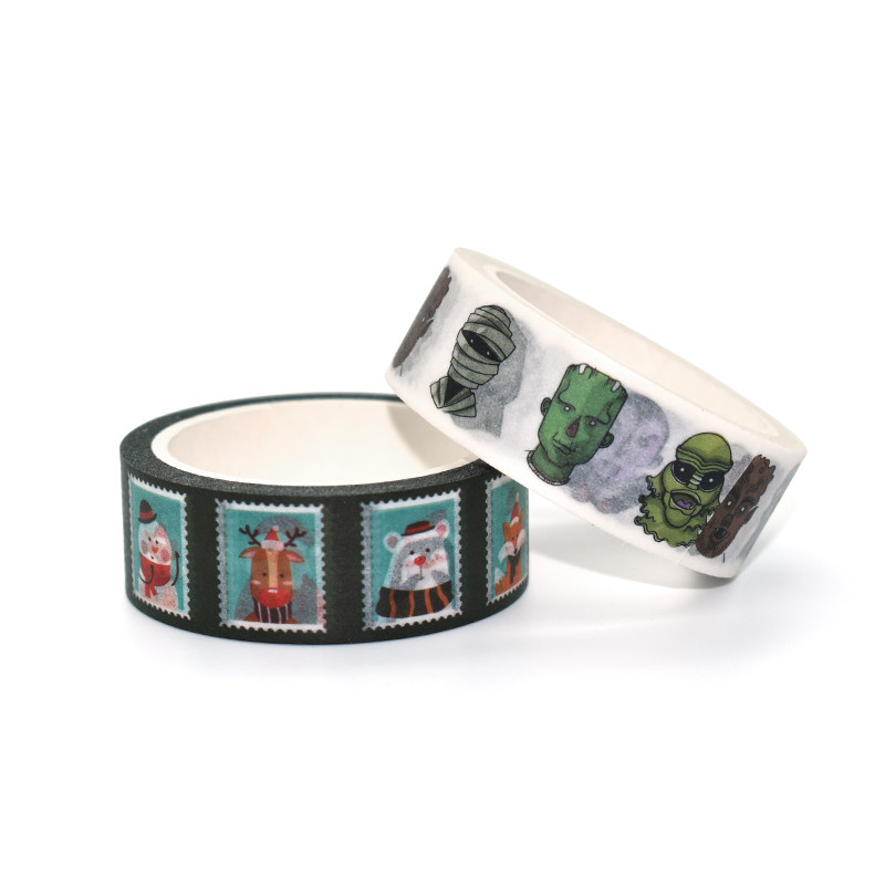 Custom Printed Multi Color Washi Tape Decorative Adhesive Masking Washi Tape