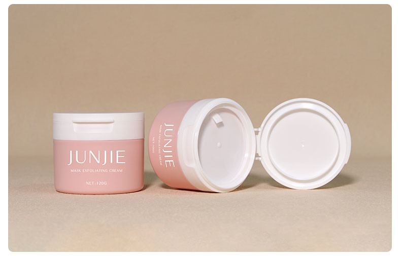 Plastic PP Jar 80ml 100ml 120ml Round Cosmetic Packaging For Face Cream With Customized Logo