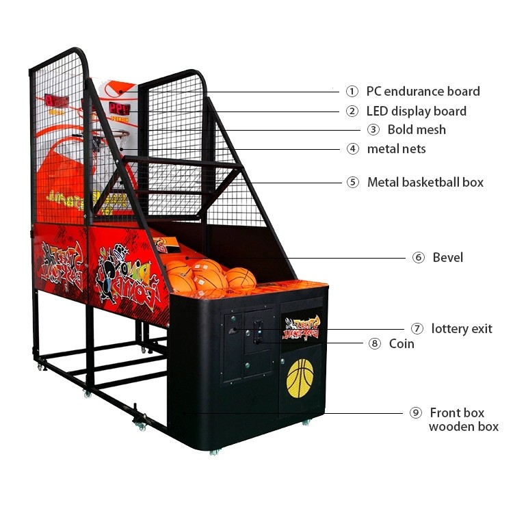 120W Basketball Shooting Return Machine , 110V / 220V Electronic Basketball Shooting Machine
