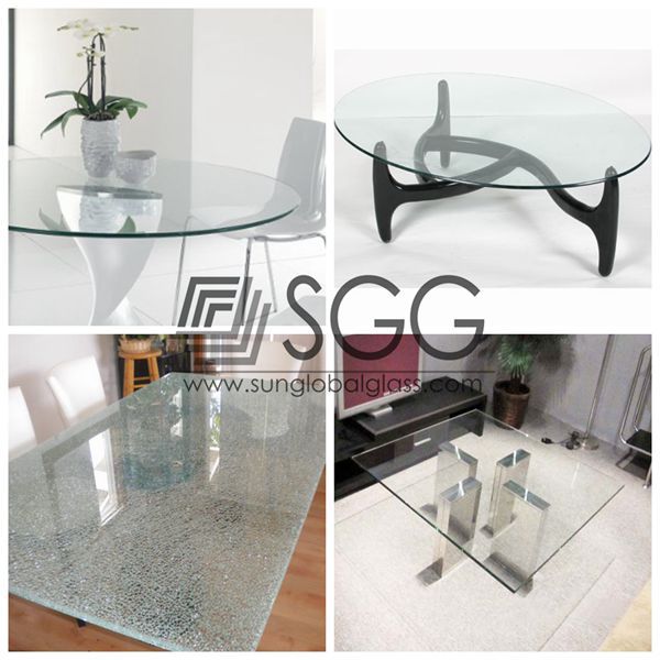 round glass used for dining table