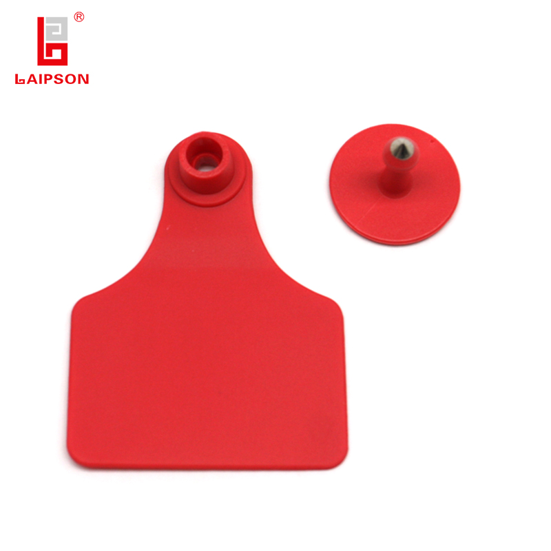 LAIPSON Cattle Identification Barcode Serial Number Printing Bovine Ear Tag For Farm