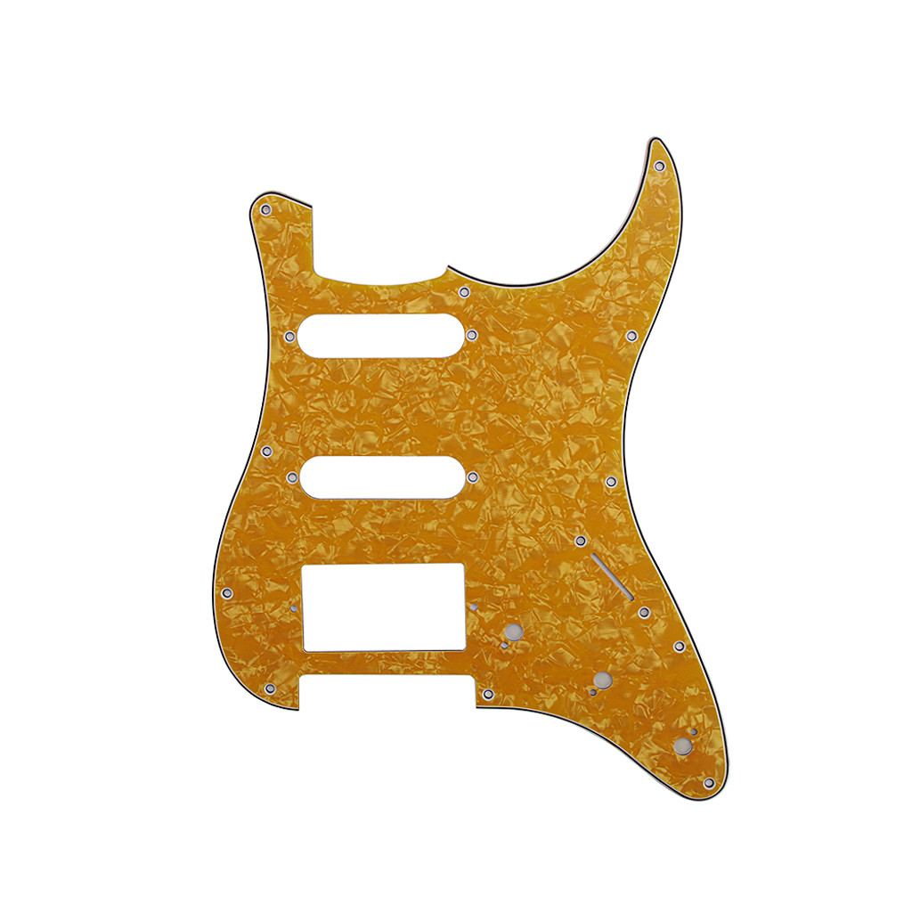 SSH 3-Ply Pickguard With Screw Mount 11 Holes For FD ST Electric Guitar Scratch Plate Guitar Accessories Parts
