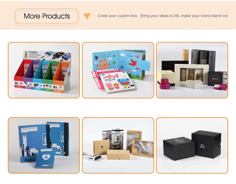 Wholesale Custom Kraft Paper Foldable Gift Packing Box With Sponge Upholstery
