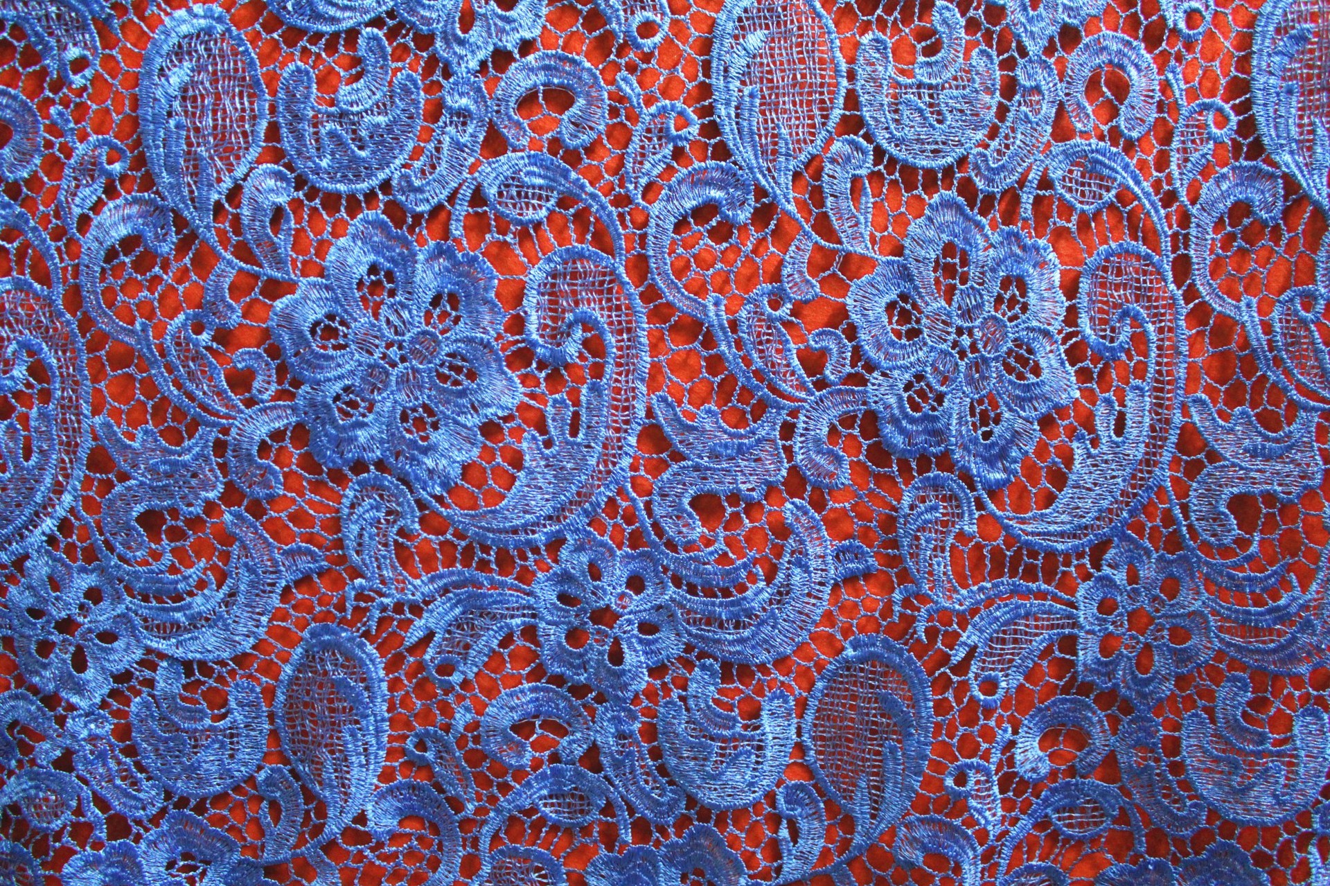 Garment Accessories Chemical Lace Fabric Water Soluble lace fabric in Different Color