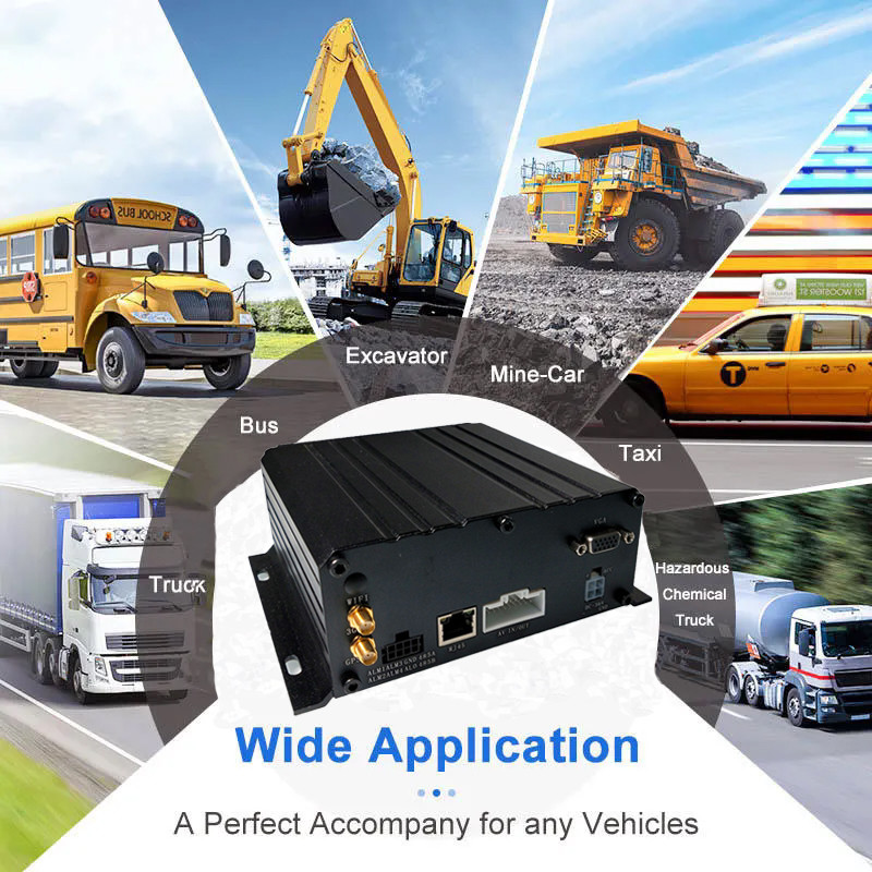 HD 1080P H.264 4 Channel Mobile DVR GPS WIFI Vehicle Bus Car Recorder