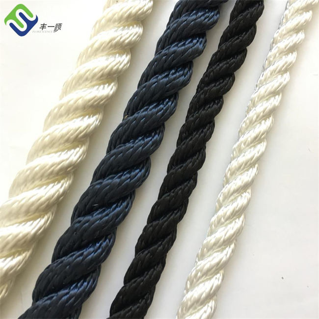 Marine 3 Strand Nylon Anchor Rope Polyamide Twisted Nylon Twisted Cord
