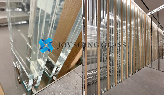 Ultra Clear Crystal Laminated Glass Partition
