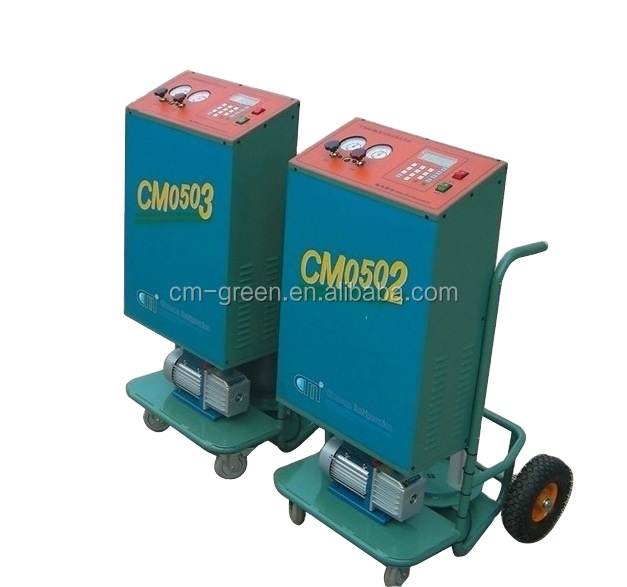 Flammable R290 R600a Refrigerant Recovery System 4HP Explosion Proof Recovery Machine Ac Charging Machine