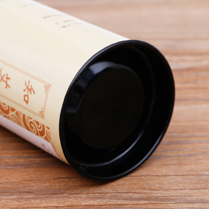 Cylinder Cardboard Tubes Packaging Box Matt Lamination With Tin For Cup Paper