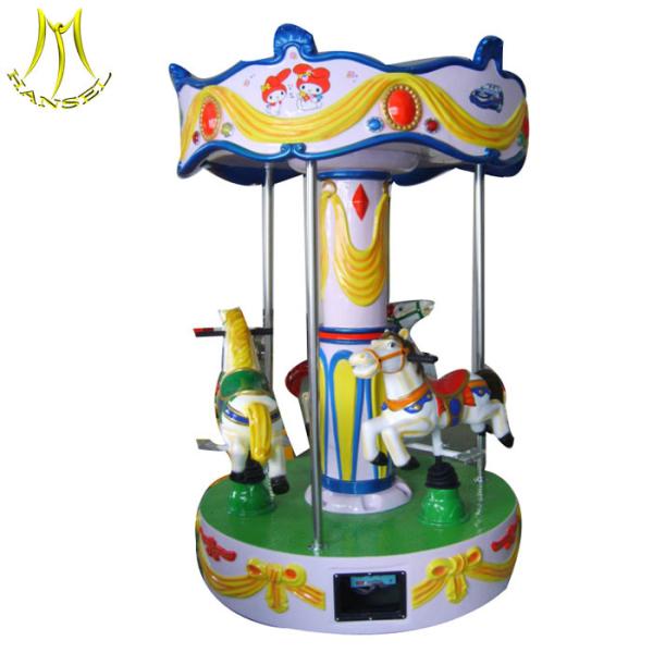 Hansel mini fairground rides small carousel for sale mini carousel horse for
