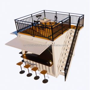  Custom Mobile Store 10ft and 20ft Movable Shipping Container Coffee Shops Main Structure Galvanized Steel Square Tubes Manufactures