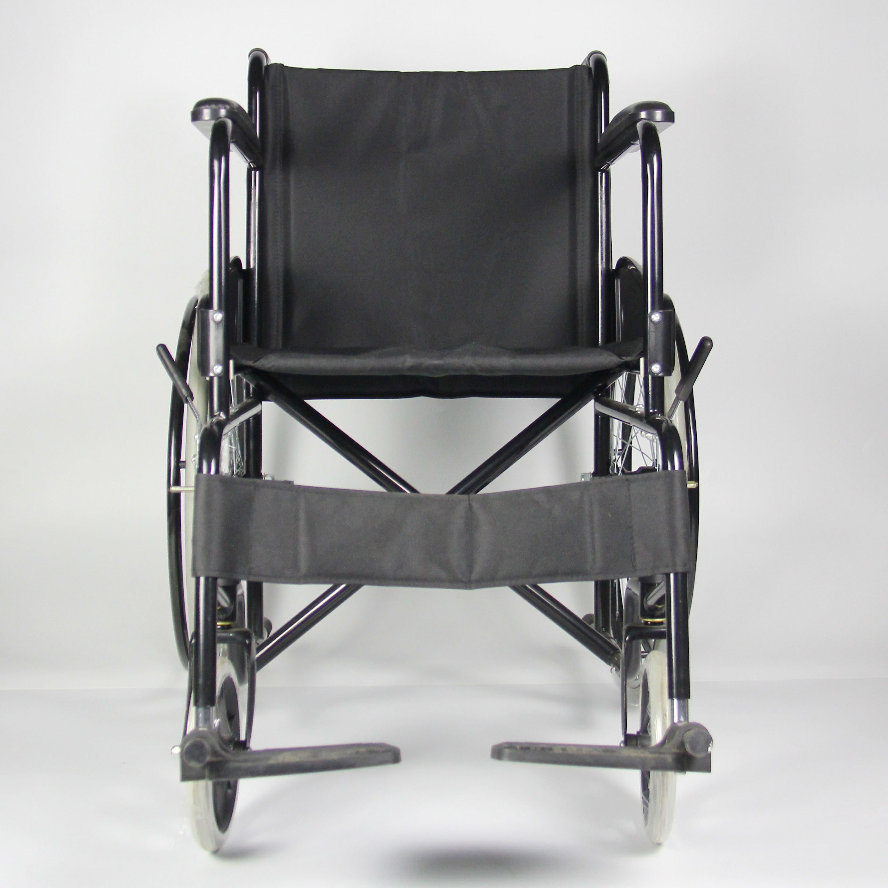 Standard Manual Folding Steel Wheelchair Medical Equipment