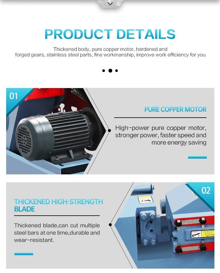 Gq40 Fast Cut Rebar Bender Cutter Straight Thread Electrical