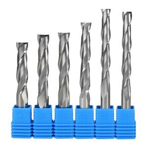 2flute Cutting Bit Tungsten CNC Solid Carbide End Mill For Density Board