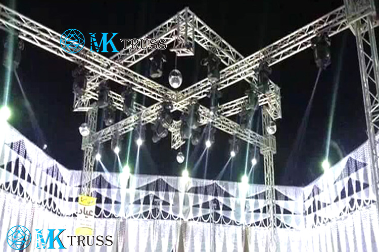 Audio Stage Lighting DJ Aluminum Truss System with 50*3mm Main Tube