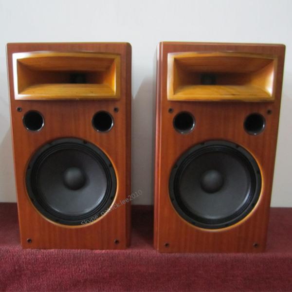 Best Sound Quality Wooden Finished Bookself Audio Speaker With Cover For Cinema