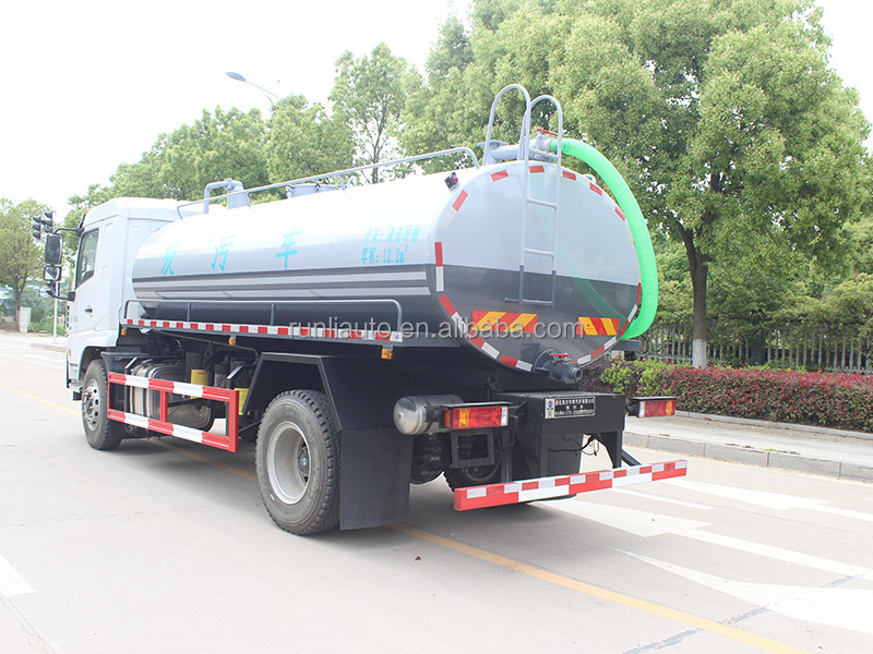 Shacman 12CBM Fecal Suction Sewage Truck Sewer Vacuum Truck Euro 4