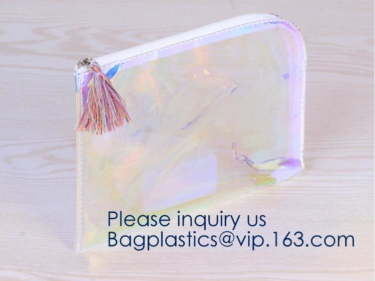 Custom Screen Printing Clear EVA k Bags Portable Travel MakeupToiletry Cosmetic Bag Packing Pouch, BAGEASE PACK