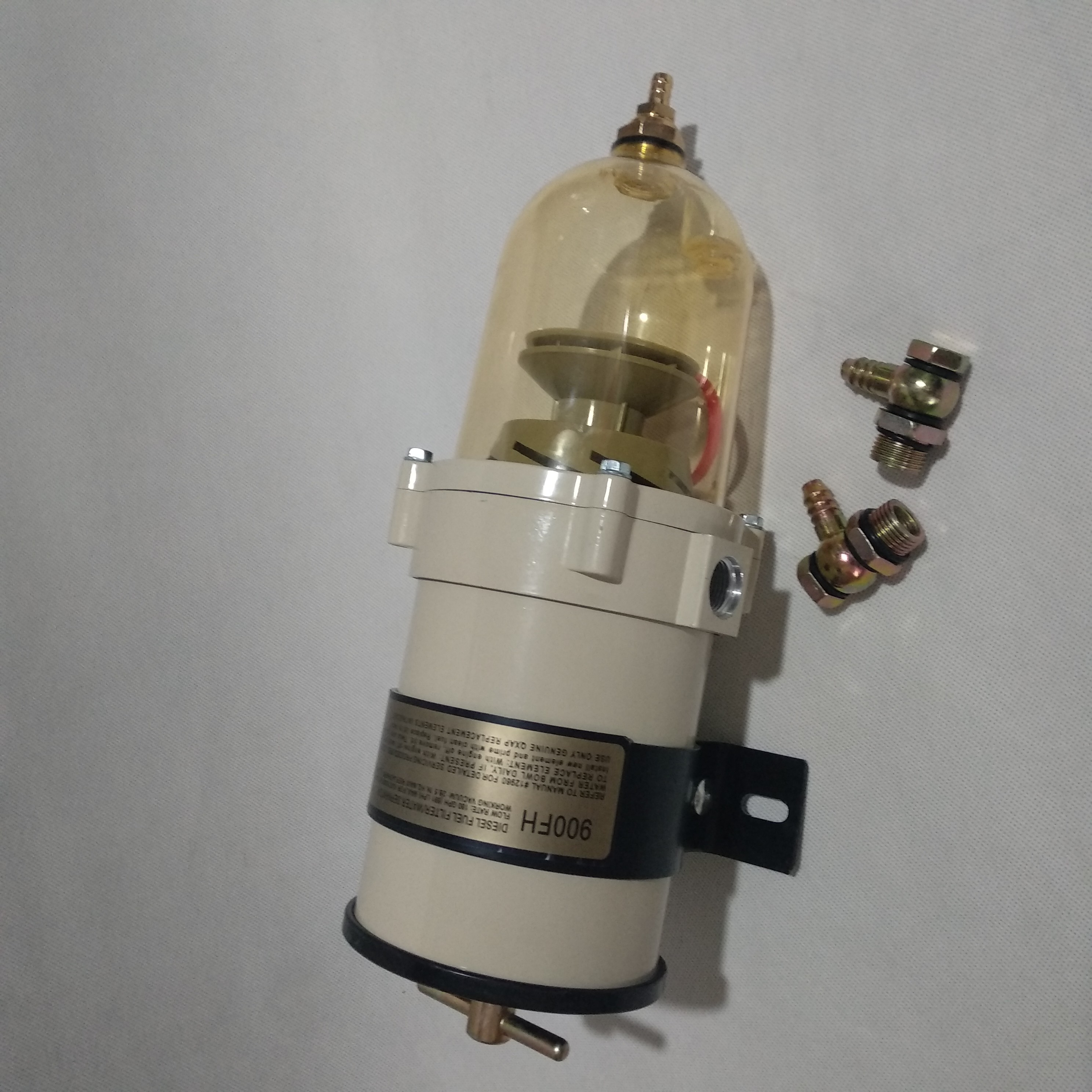 Universal Fuel Line Water Separator Element Strong Inner Tube Long Service Life 900FH Assembly&Cup&Paper Filter
