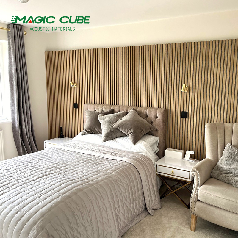 HPL Finish Wall Panels Akupanel Acoustic Wall Panelling for Standard Size 2400*600*21 mm