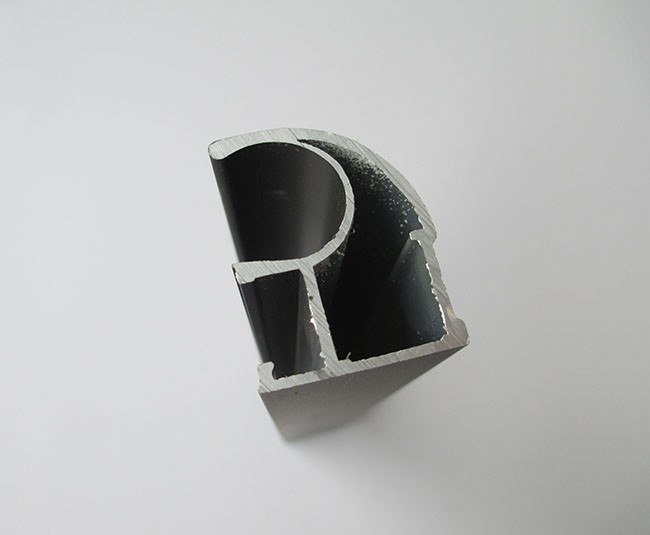 6005 / 6063 Alloy Aluminum Extrusion Profiles ISO Compliant For Hanging Curtains