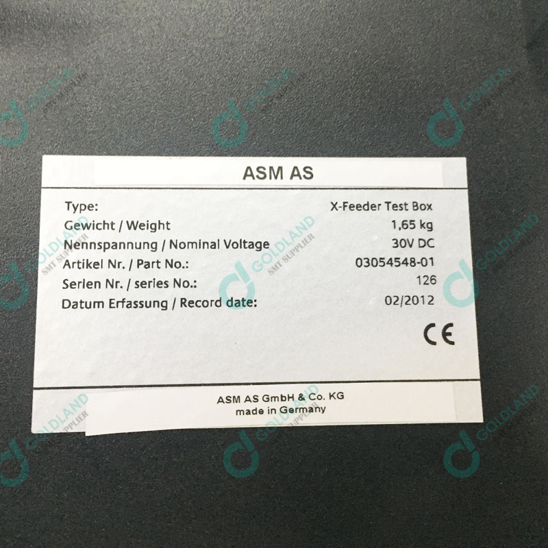 03054548-01 03037855 ASM Siemens Siplace X Feeder Test Box