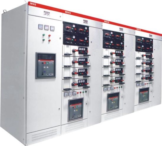 MNS Low Voltage Electrical Distribution Box Drawer Out Switchgear Commercial Industrial
