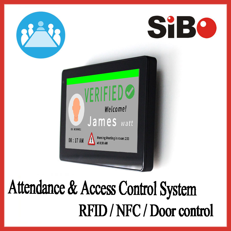 Wall mounting Android Touch Screen pc With PoE and NFC reader for Access control Management
