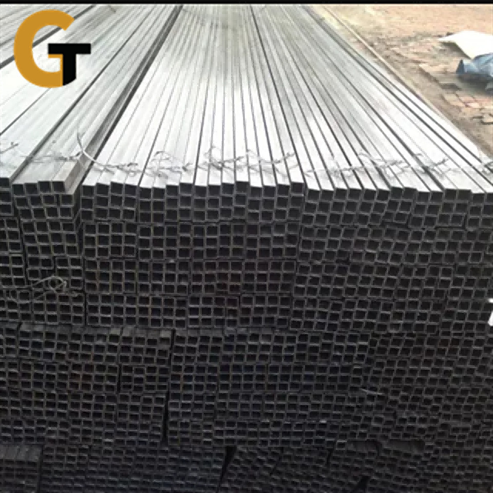High Yield Carbon Steel Pipe Tube Ms Rectangular Tube 100x100x4 100x200 100x50 40x40x3mm
