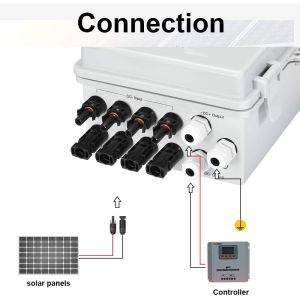 4 String Waterproof Combiner Boxes For Solar System Pv String Box