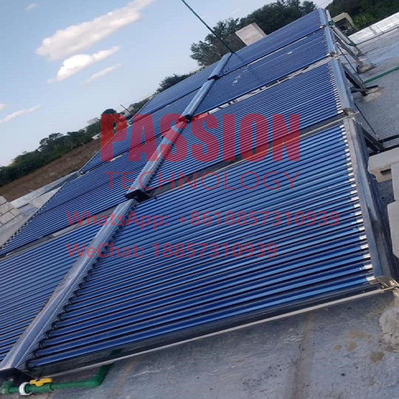 6000L Hotel Solar Water Heater 50tubes Vacuum Tube Solar Heating Collector