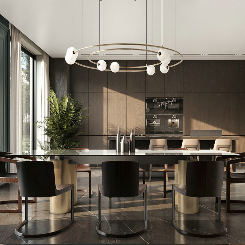 Modern Luxury Chandelier Home Decor For Dinning Room Nordic ring Chandelier(WH-MI-415)