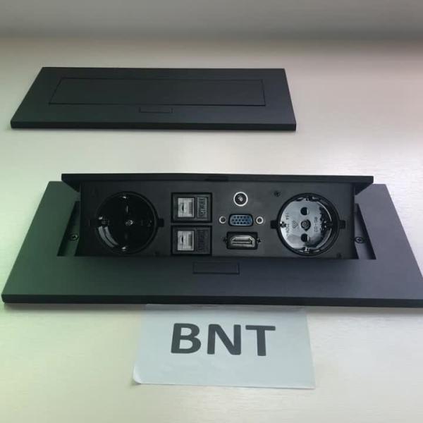 BNT conference power data solution desktop pop up socket box