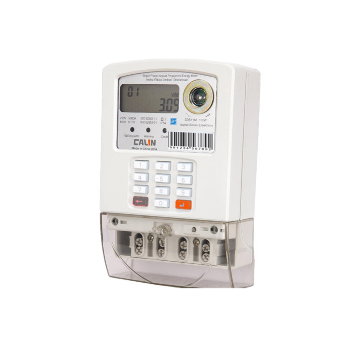RF Communication Remotely Reading Prepaid Energy Meter For Micro Grid Solar Project