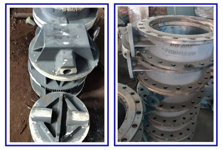 Medium Temperature Double Flange Metal Seated Butterfly Valve