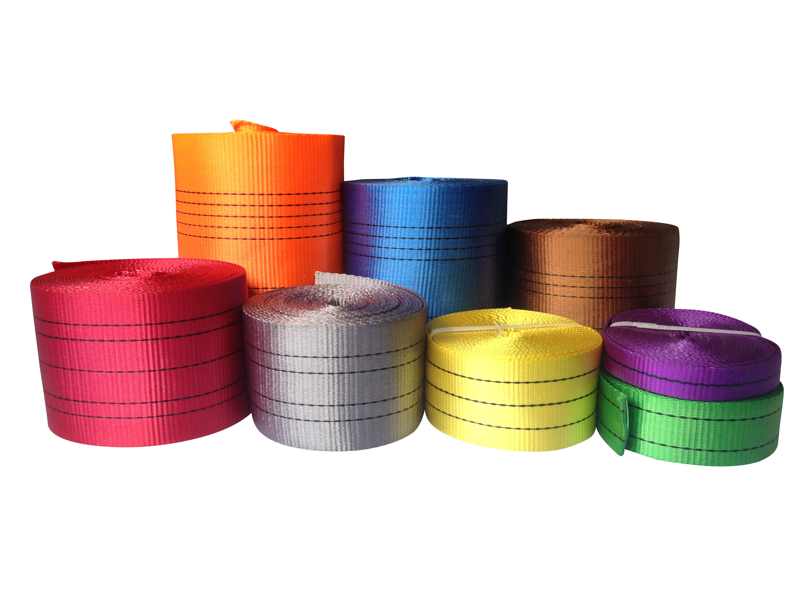 240mm Single Layer Polyester Webbing Sling Lightweight Softness