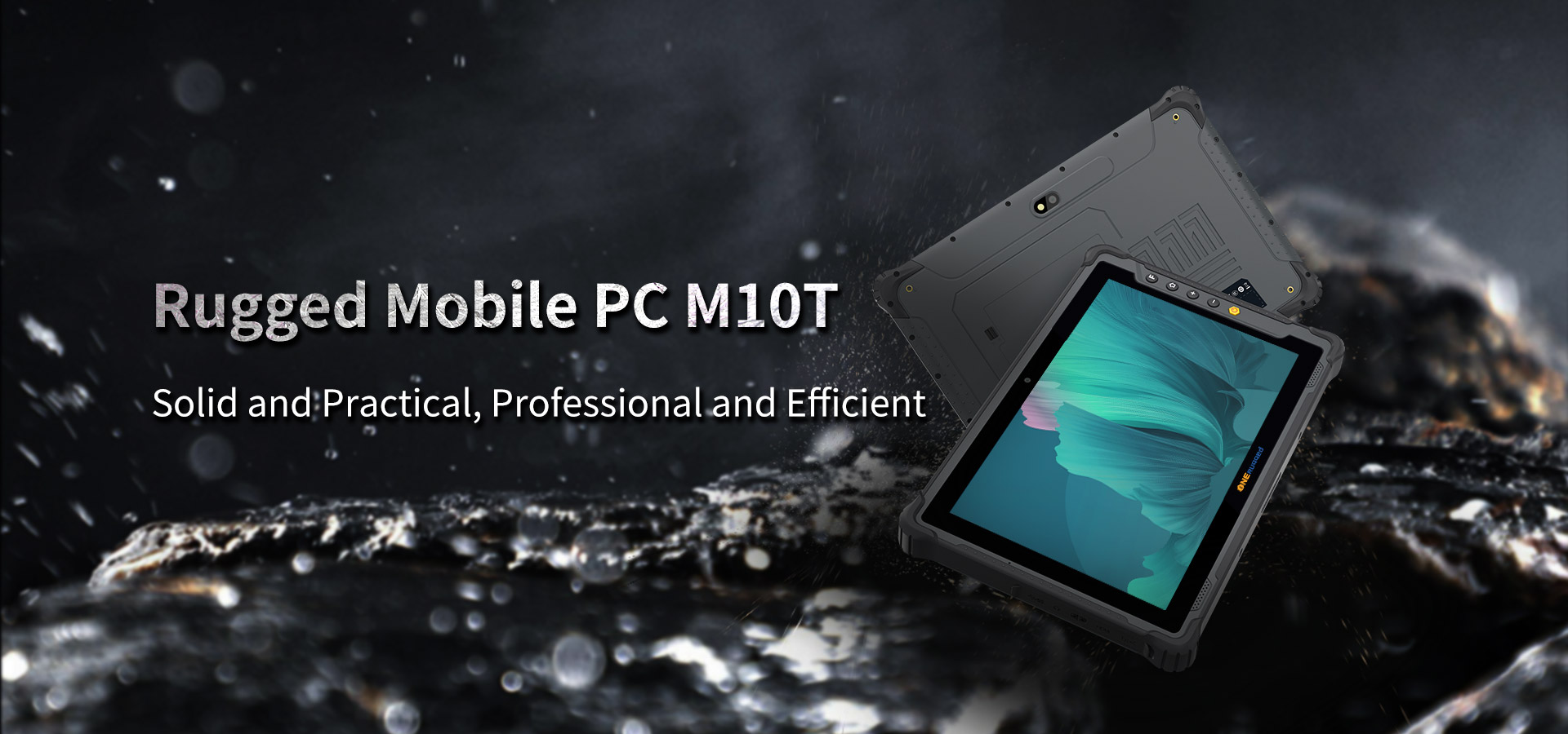 ONERugged M10T Industrial Waterproof 10 inch Tablet PC with 1000 nits Android 12 and NFC