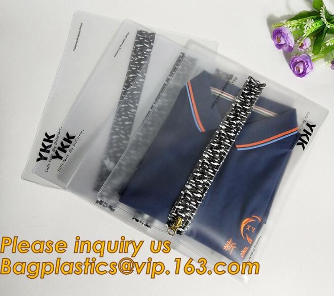 Plastic Bag OEM Custom PVC Loop Handle Image Printed Plastic Shopping Bag,Promotional Clear Waterproof Plastic Cosmetic