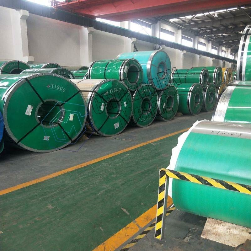 430 2B Finish Cold Rolled Stainless Steel Coils 0.4mm Thick 1219mm Oxidation Resistance
