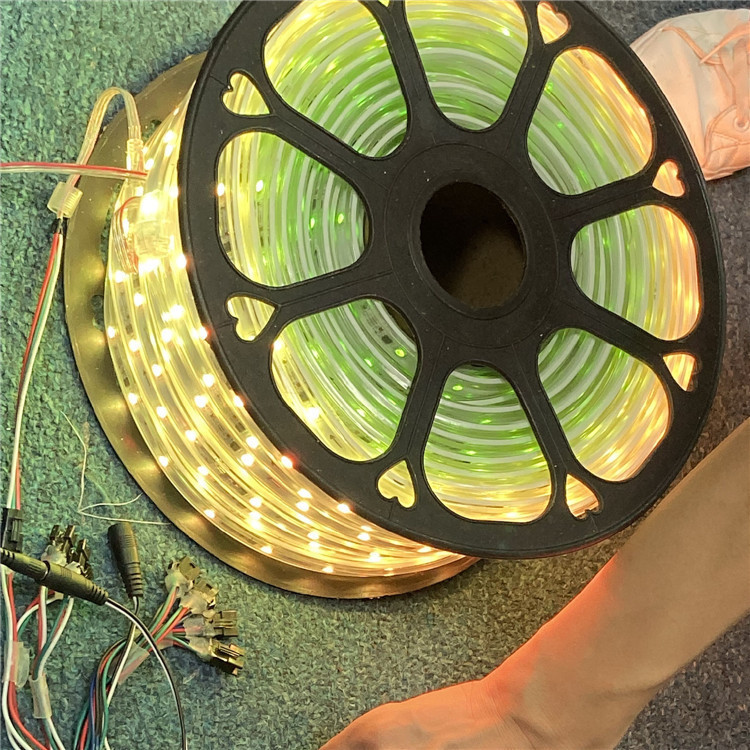50m roll Rgb pixel string led chasing strip light magic digital dream color rgb led strip ws2811