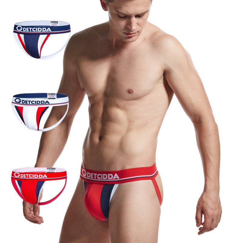 Sexy Cotton Mens Boxer Briefs Panties Thong Breathable Gay Underwear
