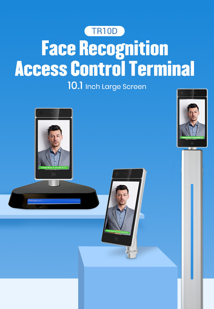 Multichannel Non Contact Temperature Scanner , Android AI Thermal Camera Access Control